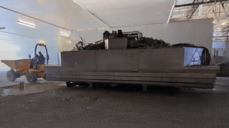 Too big to move? Dismantling and shipping the Marel Spiral Oven from Spain to Poland